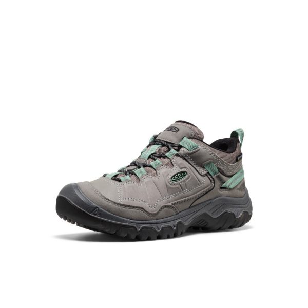 Women's Targhee IV Waterproof Hiking Shoe  |  Alloy/Granite Green