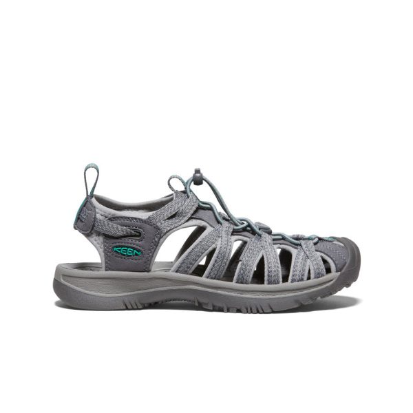Women's Whisper  |  Medium Grey/Peacock Green
