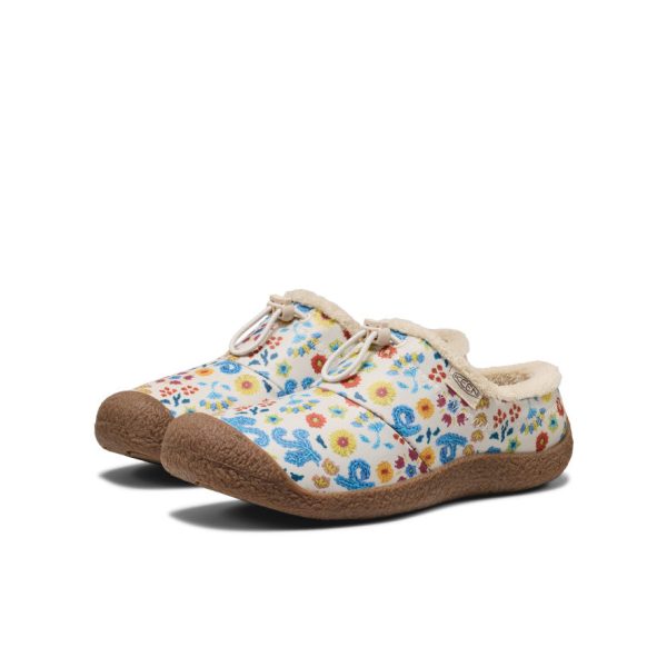 Women's Howser III Slide  |  Emb Flower/Birch