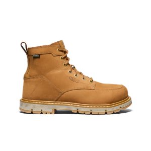 Men's San Jose 6 Waterproof 90° Heel Boot (Aluminum Toe)  |  Bistre/Gum