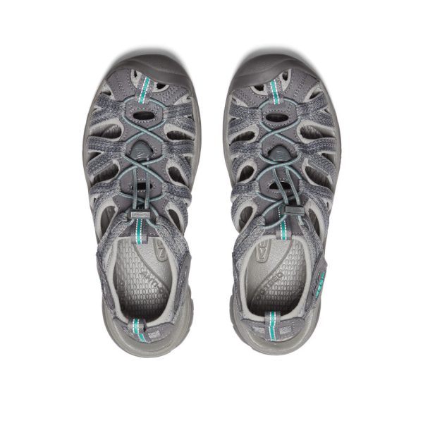 Women's Whisper  |  Medium Grey/Peacock Green