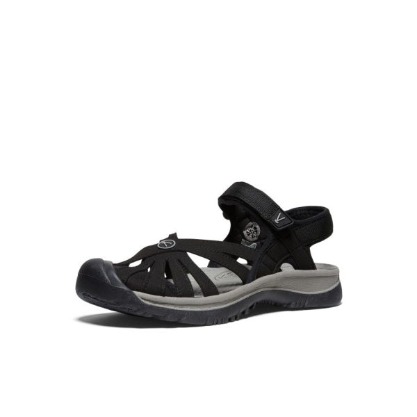 Women's Rose Sandal | Black/Neutral Gray