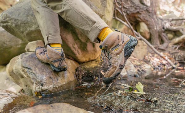 Men's Targhee II Waterproof Mid Wide | Canteen/Dark Olive