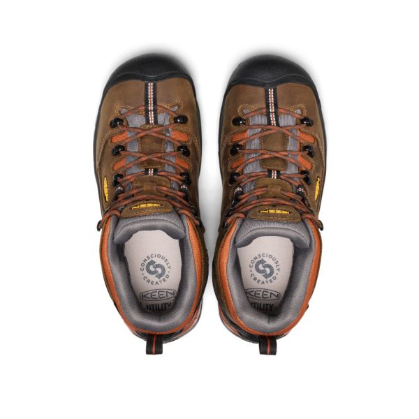 Men's Pittsburgh Energy 6 Waterproof Boot (Soft Toe)  |  Cascade Brown/Black