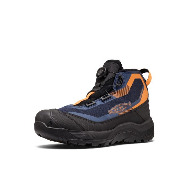 Men's Revel IV EXP CF Polar Waterproof Boot  |  Naval Academy/Flame Orange
